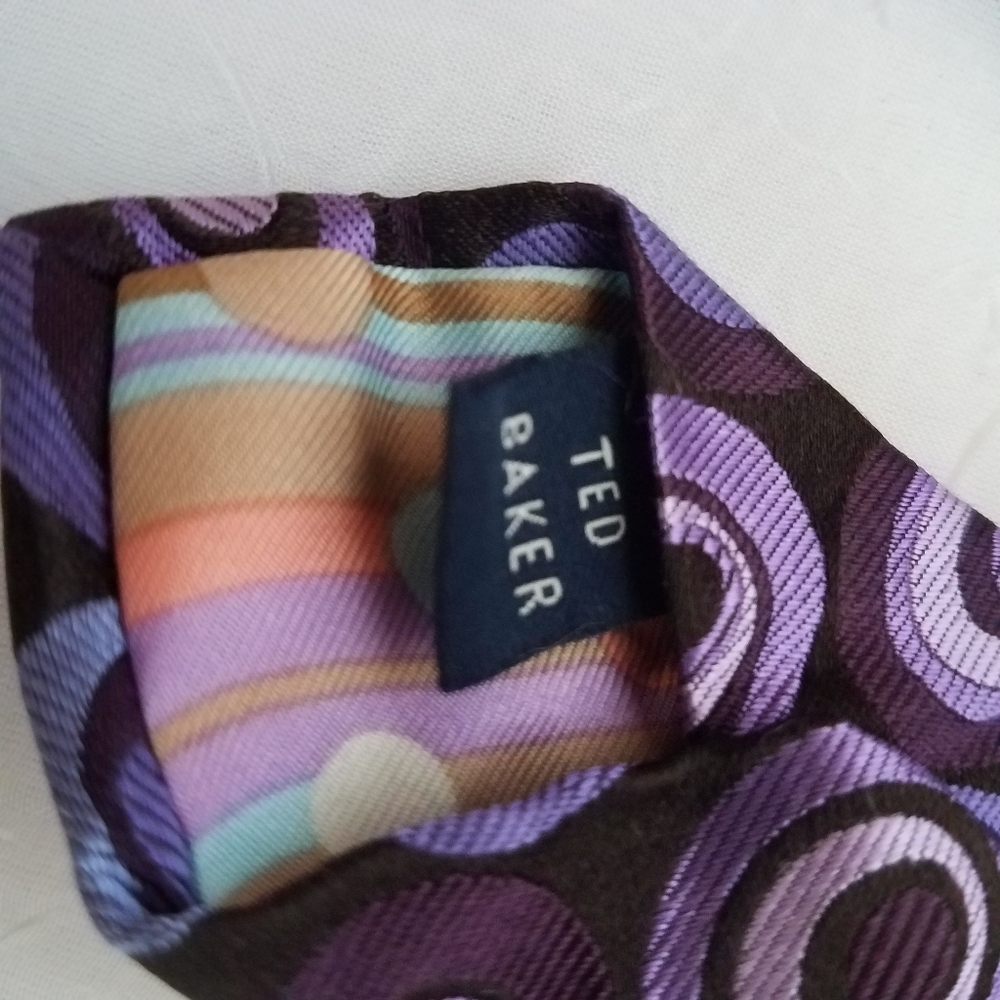 Ted Baker London 100% Silk Tie - Picture 6 of 6